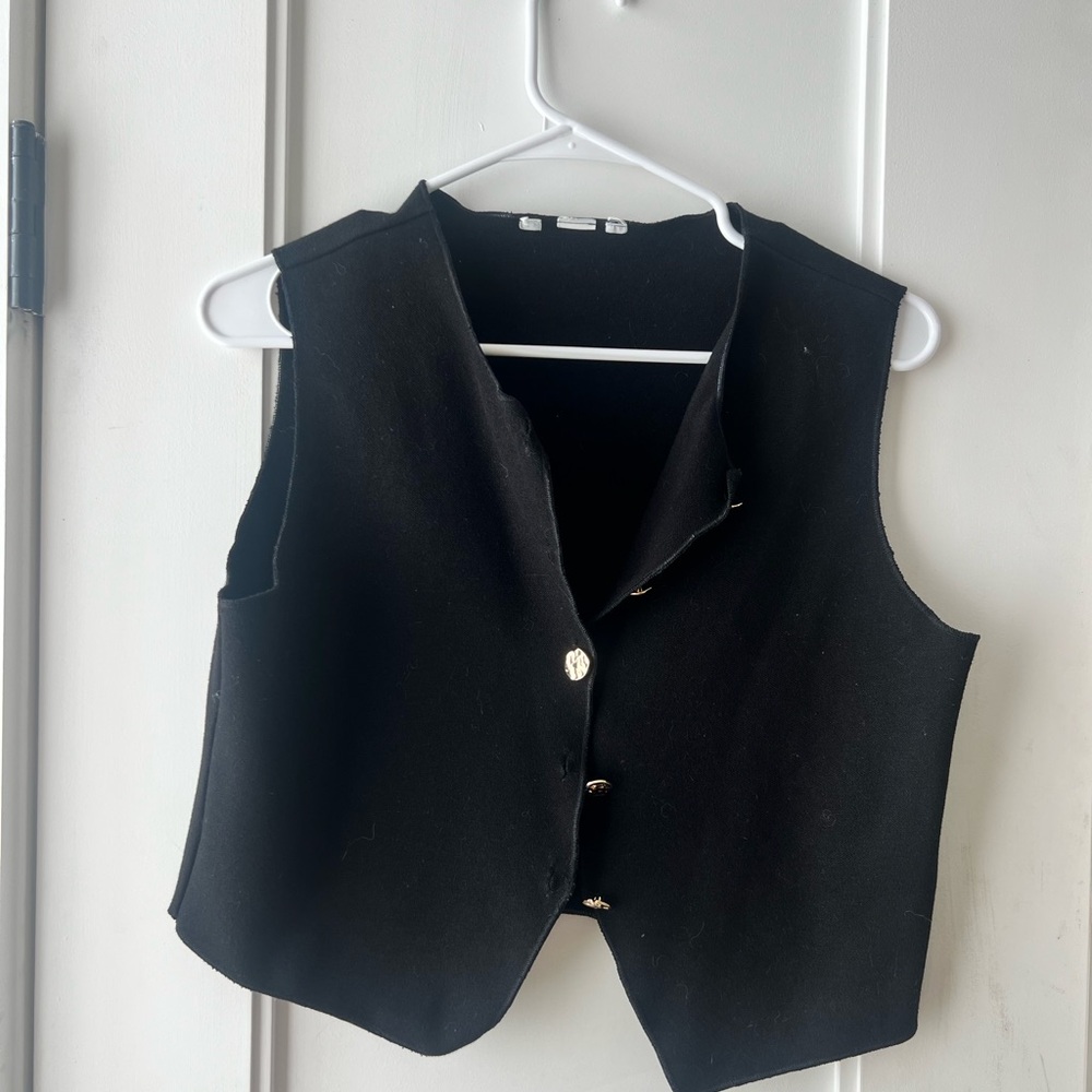 Black Women's Vest